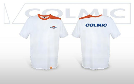 T-SHIRT: WHITE/ ORANGE