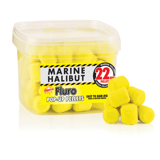 MARINE HALIBUT FLUORO POP-UP PELLET