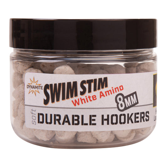 SWIM STIM DURABLE HOOK PELLET - WHITE AMINO