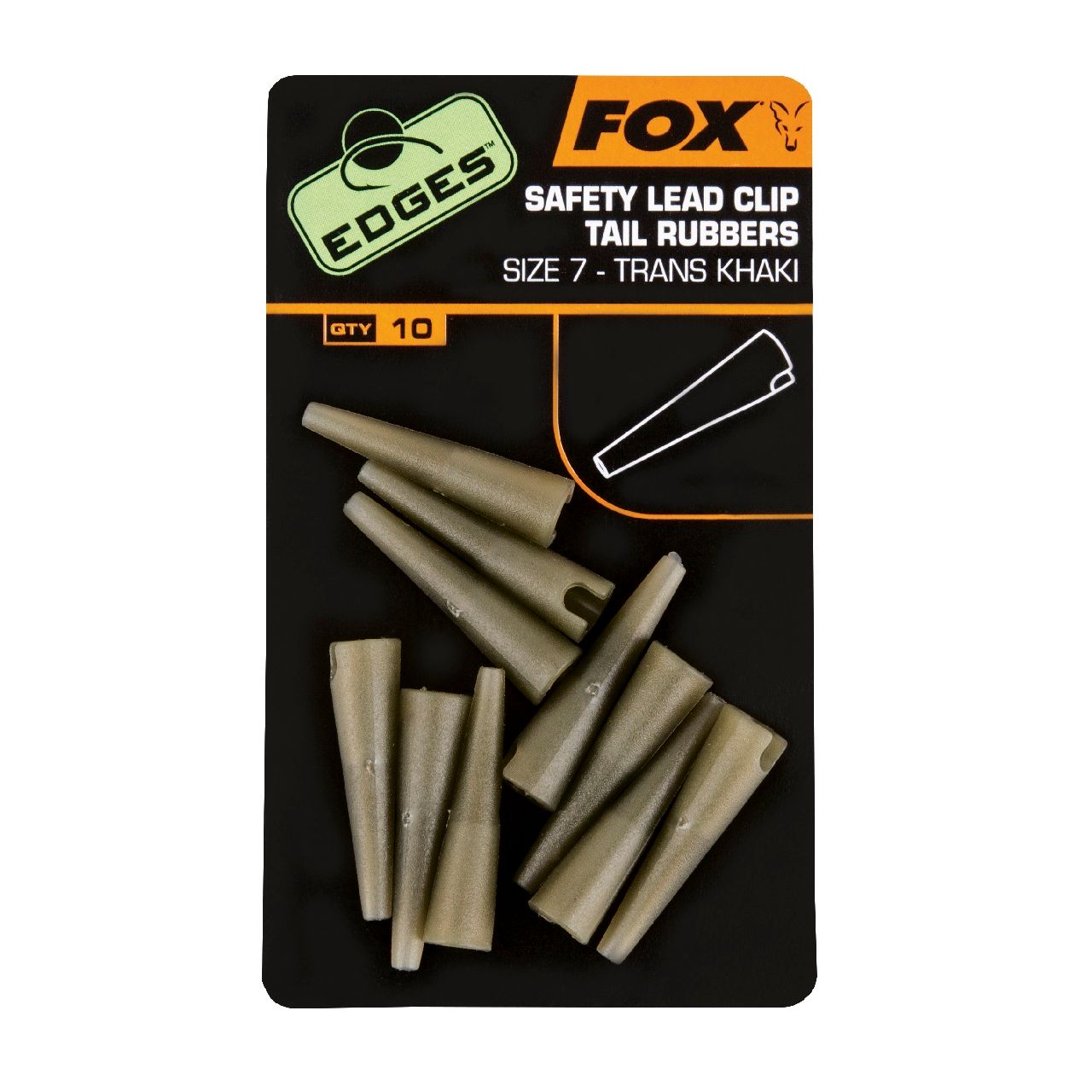 FOX SAFETY LEAD CLIP TAIL RUBBERS