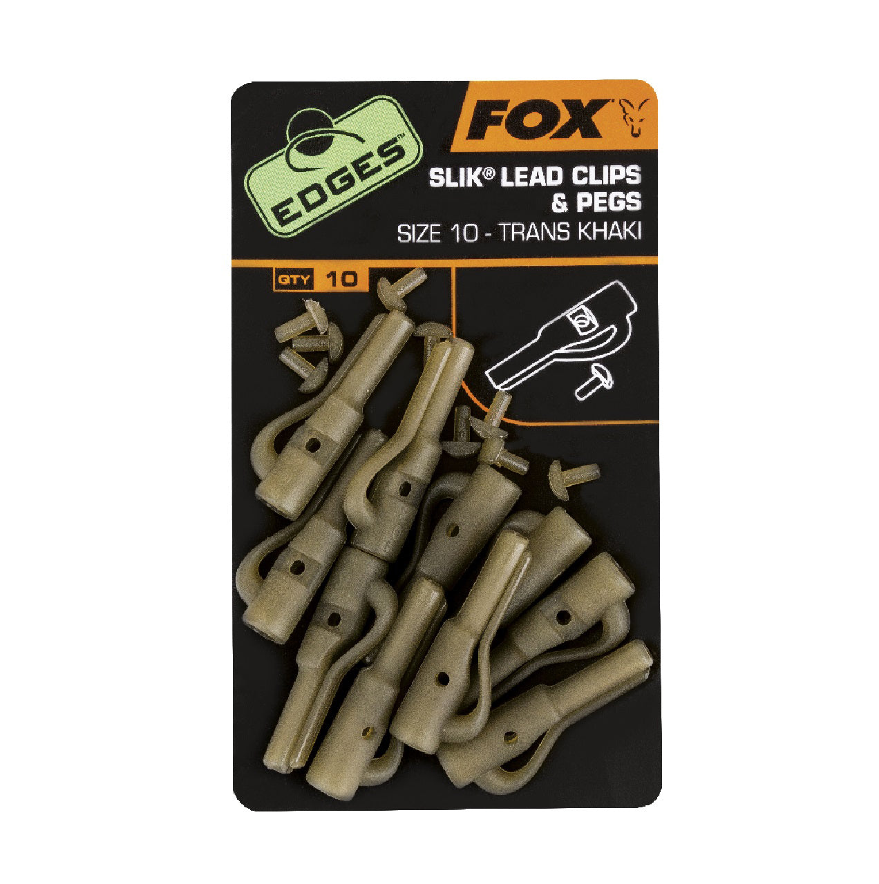 EDGES SLIK LEAD CLIP SIZE 10