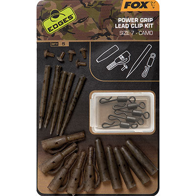 EDGES POWER GRIP LEAD CLIP KIT CAMO