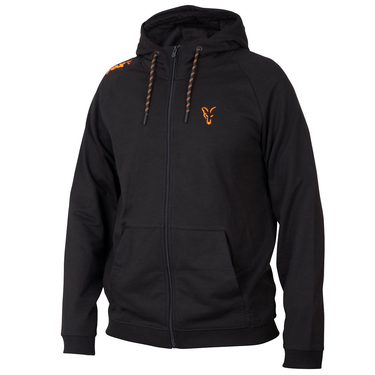 FOX COLLECTION BLACK/ORANGE LW HOODIE LW hoodie