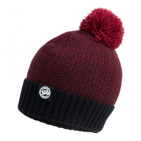 BURGUNDY/BLACK BOBBLE