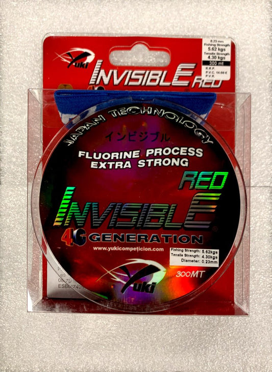 NYLON INVISIBLE RED 300MT