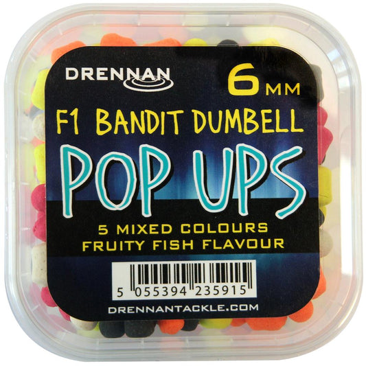 POP UP F1 DUMBELL MIX FRUITY FISH